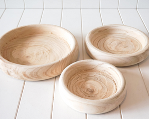 Avani Wooden Bowls - Set of 3