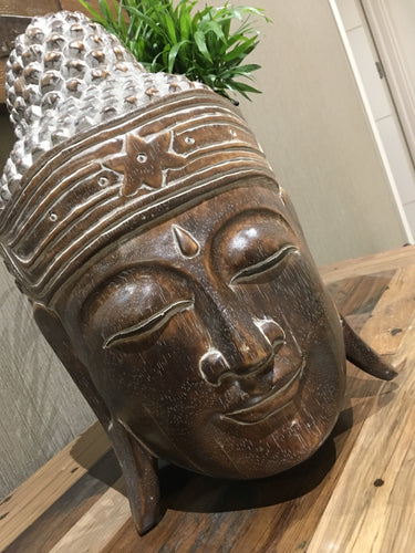Wooden Buddha Mask 2